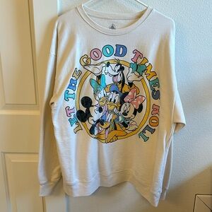 Authentic Disney retro sweatshirt. Never worn. Brand new. Smoke free, pet free.